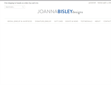 Tablet Screenshot of joannabisleydesigns.com